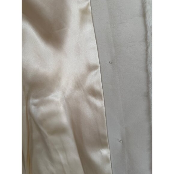 Vintage 70's Candice Originals Faux Fur Gray/White Coat - Picture 5 of 16